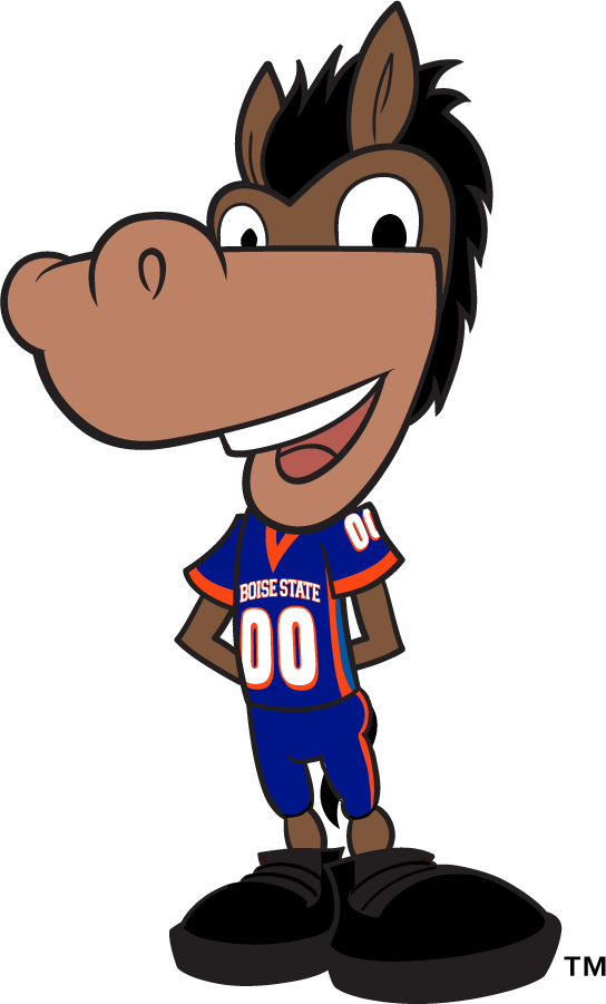 Boise State Broncos 2008-2017 Mascot Logo iron on transfers for clothing